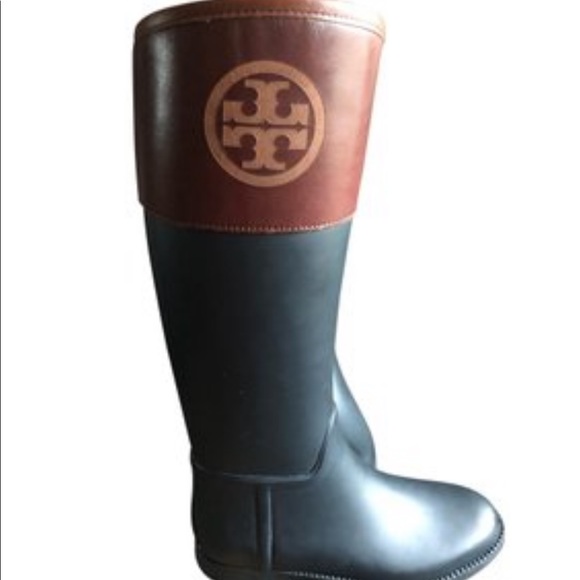 tory burch rain boots size 9